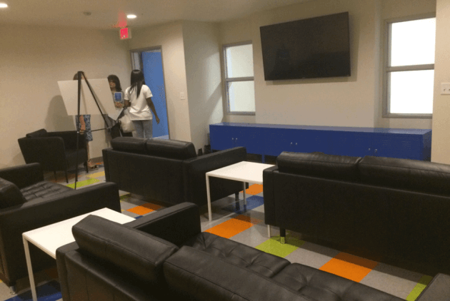 Inside Shannon West homeless youth center