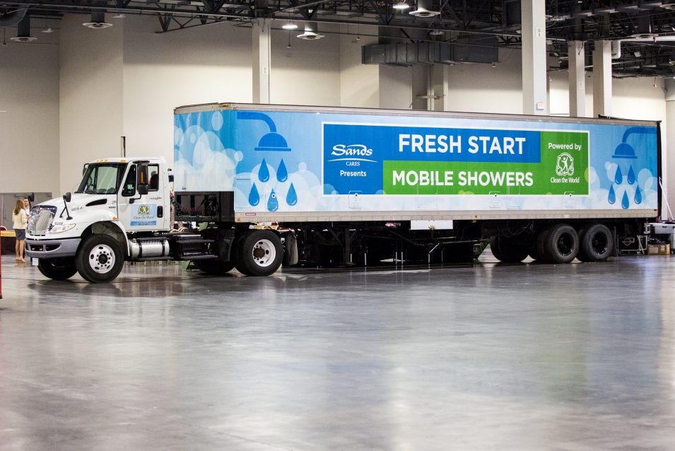 Las Vegas Sands Celebrates the One Year Anniversary of Mobile Hygiene Unit