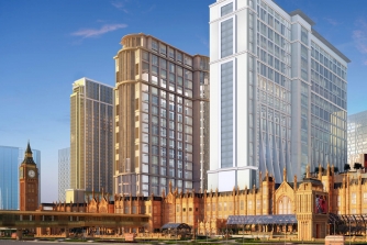 Exterior rendering of the Londoner Macao