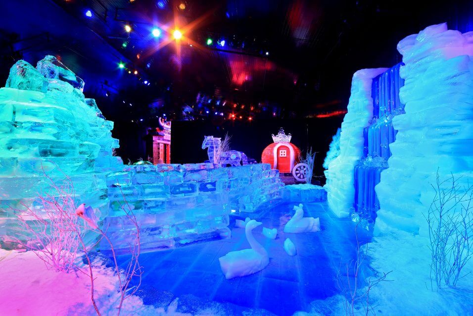 view of ice world exhibition at macao