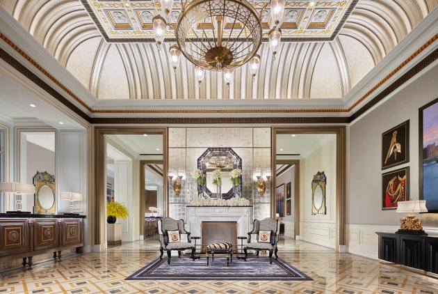 the check-in counter at The Londoner Macao