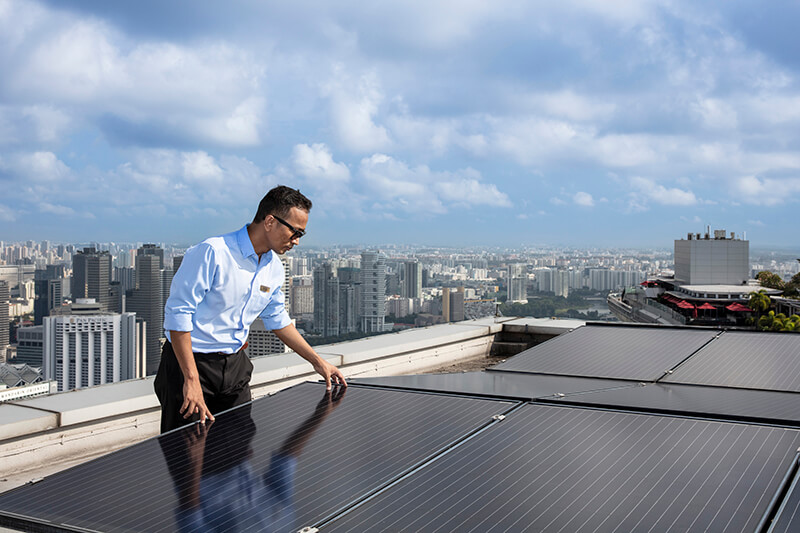 Sands’ strategy for reducing carbon emissions is focused on improving energy efficiency, increasing renewable energy and transitioning to sustainable transportation solutions.