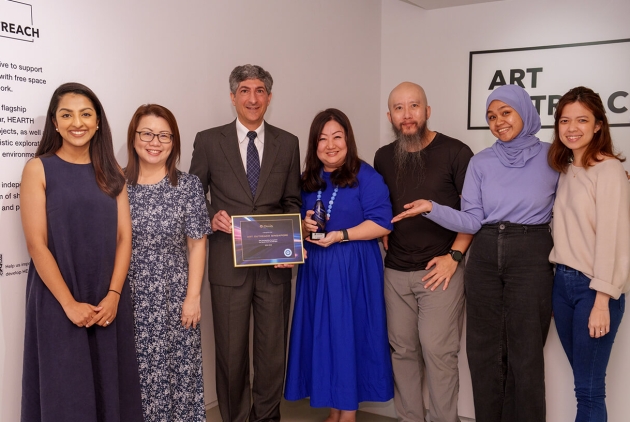 Art Outreach Singapore's graduation from the Sands Cares Accelerator