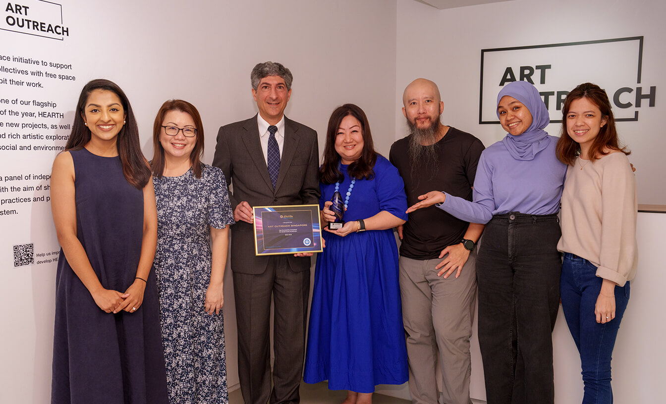 Art Outreach Singapore's graduation from the Sands Cares Accelerator