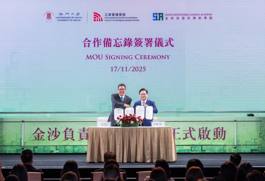 Sands China launched the Sands Responsible Gaming Academy to formalize its responsible gaming education offerings and created a collaboration with the University of Macau to strengthen industry-academia cooperation.