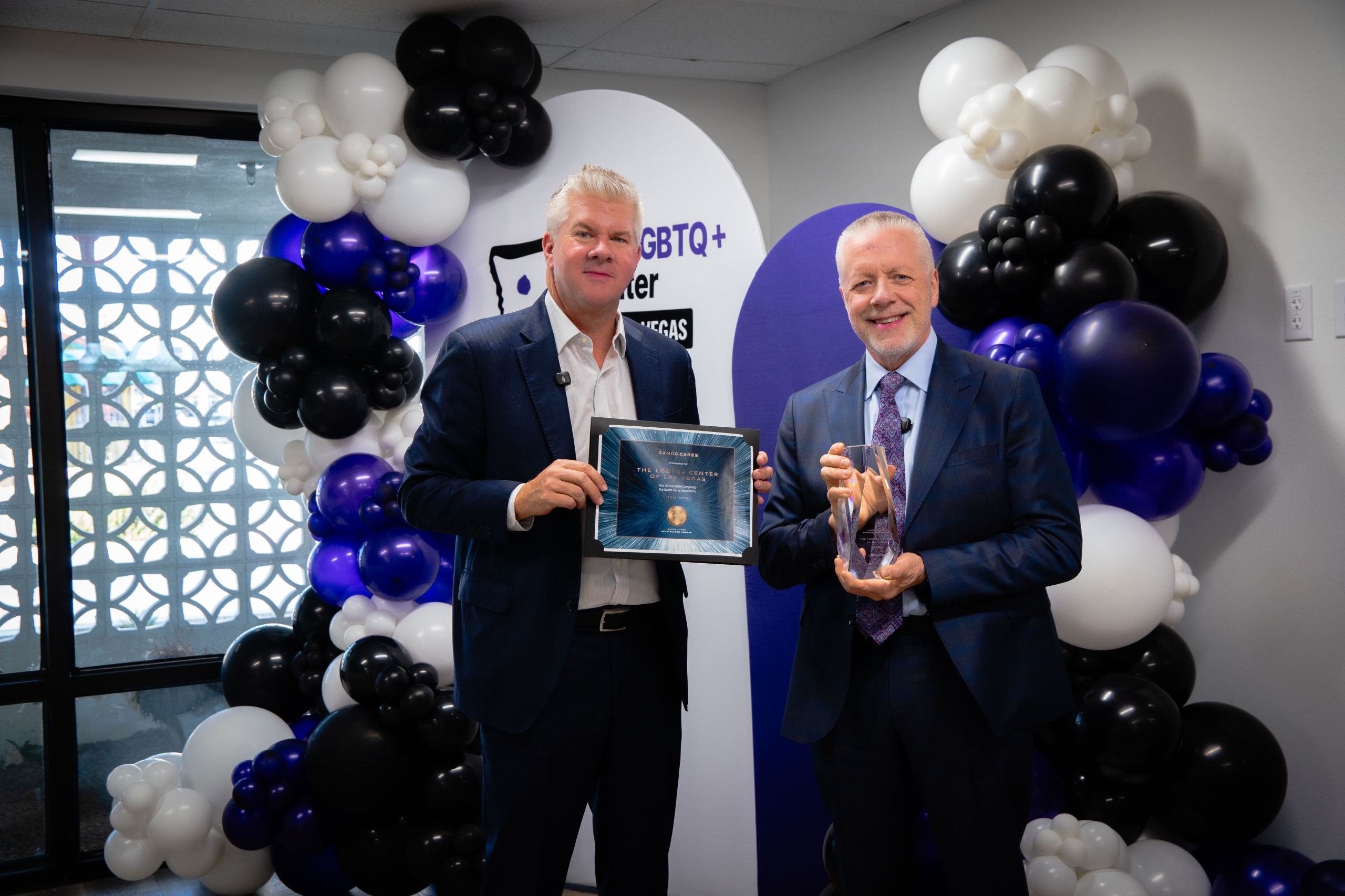 Sands is celebrating the graduation of the LGBTQ+ Center of Las Vegas from its three-year Sands Cares Accelerator, which helped the nonprofit grow awareness and build its reputation as a leading LGBTQ+ resource in Greater Las Vegas.