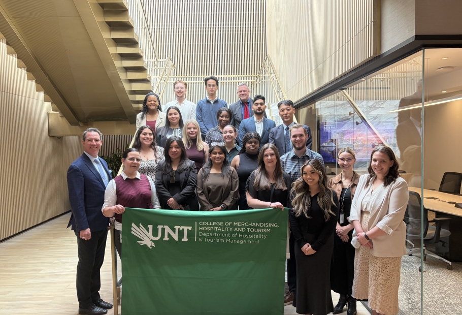 With underwriting from Sands Cares, UNT hospitality students recently participated in a Las Vegas study tour to explore opportunities in travel, tourism and leisure.