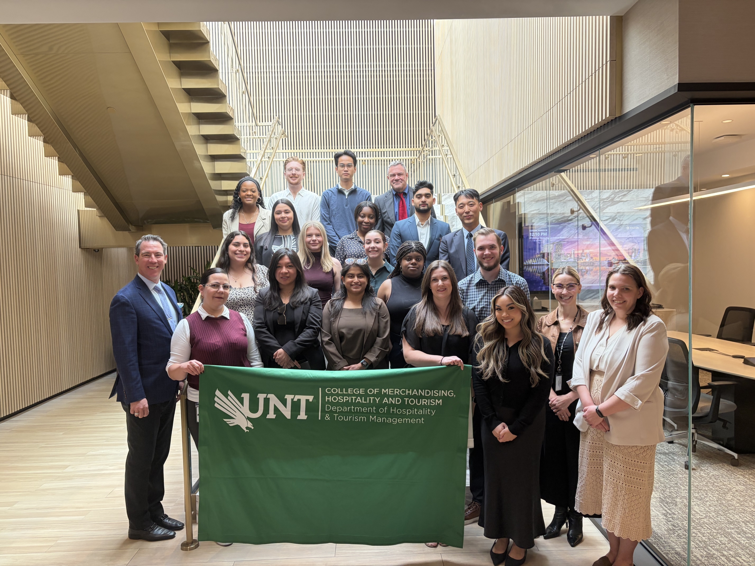 With underwriting from Sands Cares, UNT hospitality students recently participated in a Las Vegas study tour to explore opportunities in travel, tourism and leisure.